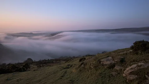 Dart Valley Mist Stock Footage 105657355