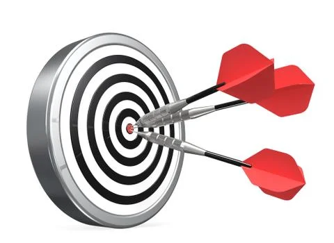 Dartboard Stock Illustration