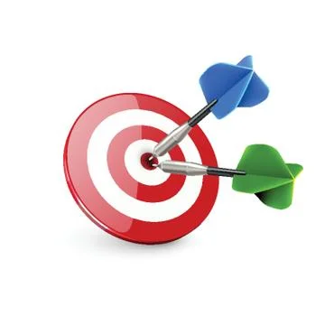 Dartboard Stock-Illustration