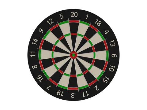 Dartboard Stock Illustration