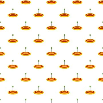 Dartboard pattern seamless Stock Illustration