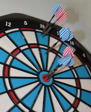 Dartboard Foto stock