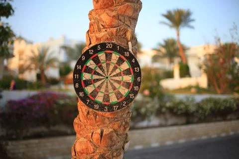 Dartboard Foto stock