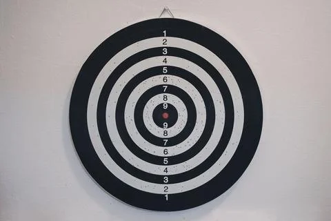 Dartboard Foto stock