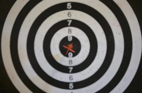 Dartboard 스톡 사진