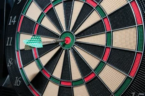 Dartboard to play Stock Photos