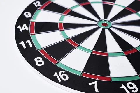 Dartboard on the wall Stock Photos