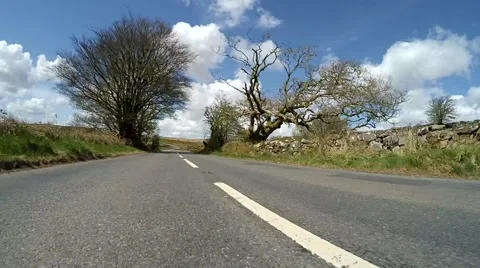 Dartmoor drive Stock Footage 49656830