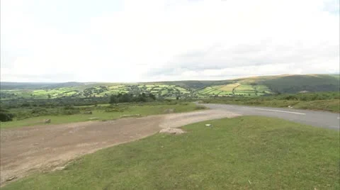 Dartmoor Landscape Video stock 8891289
