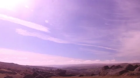 Dartmoor landscape wide static 動画素材 47877856