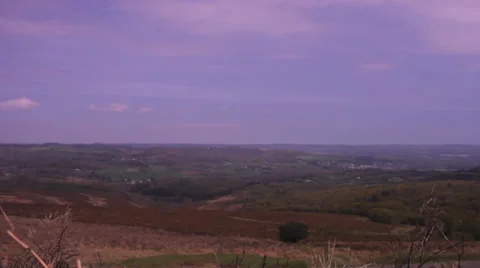 Dartmoor Sky Timelapse Stock Footage 38308167