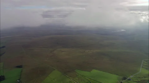 Dartmoor Through Whispy Clouds Stock Footage 65201122