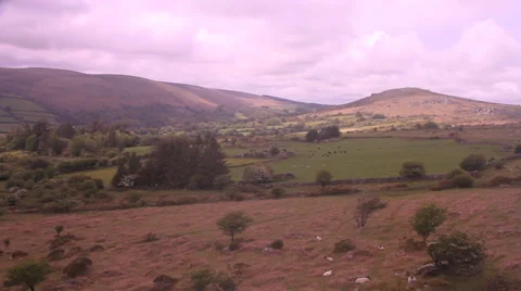 Dartmoor wide 1 Stock Footage 38551350