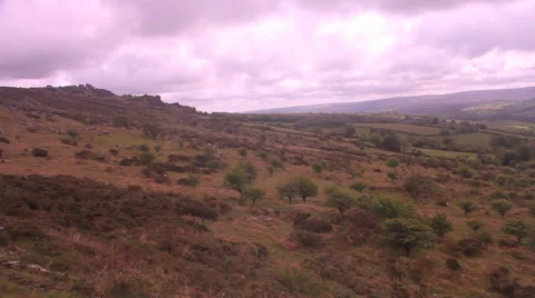 Dartmoor wide 2 動画素材 38551255