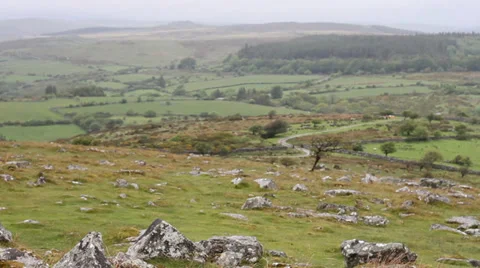 Dartmoor wide 5 Stock Footage 38646232