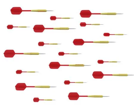 Darts background Stock Illustration