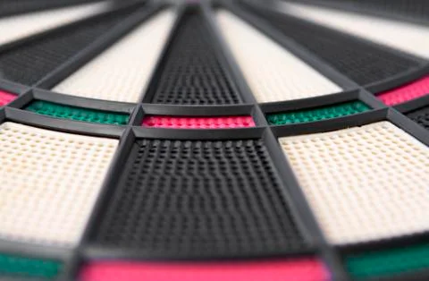 Darts board, close up Stock Photos