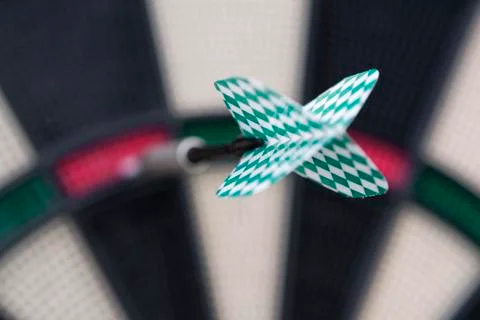 Darts board, close up Stock Photos