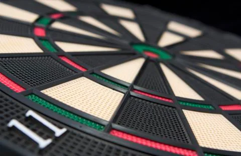 Darts board, close up Stock Photos