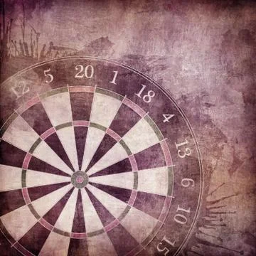 Darts Board Illustrazione stock