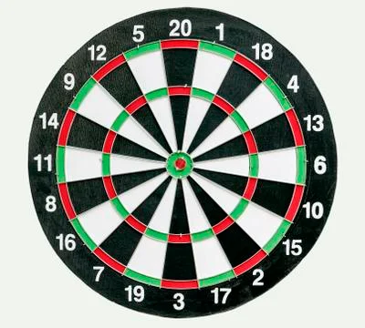 Darts board isolated Stock Photos
