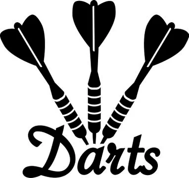 Darts Dart Arrows Stock Illustration