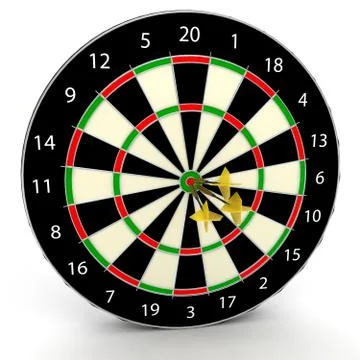 Darts game Stock Illustration