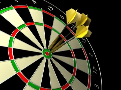 Darts game Stock Illustration