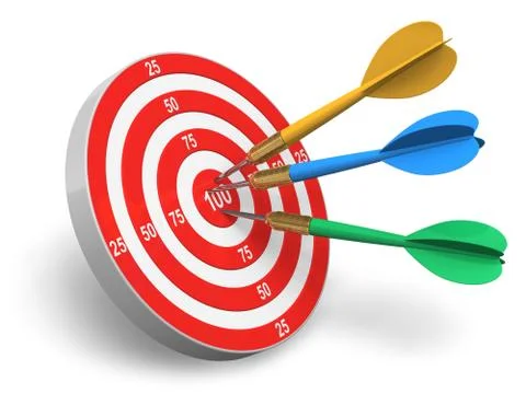 Darts game Stock Illustration