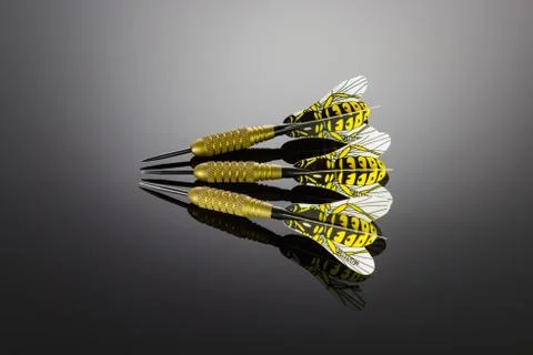 Darts of the game Stock Photos