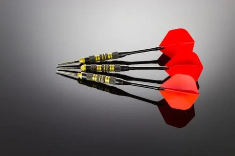 Darts of the game Stock Photos