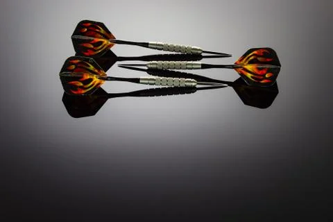 Darts of the game Stock Photos