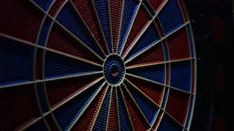 Darts hitting target, playing darts for entertainment, playing darts as a sport, 動画素材 102525426