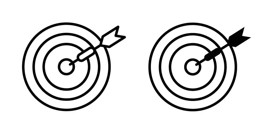 Darts icon vector design illustrations 스톡 일러스트