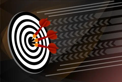 Darts icons isolated vector illustration Stock Illustration