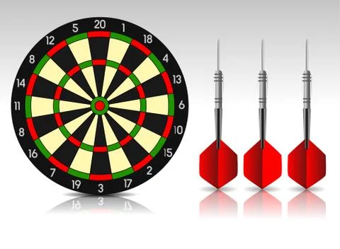 Darts Stock Illustration