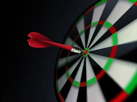 Darts Stock Illustration