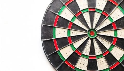 Darts or dart throwing is a competitive sport in which two or more players .. Stock Photos
