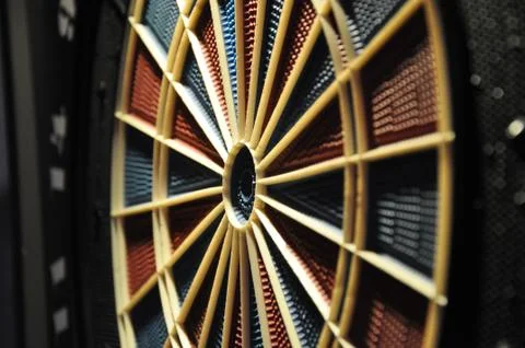 Darts target Stock Photos