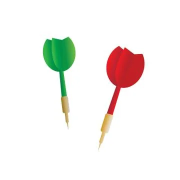Darts target vector Stock Illustration