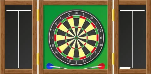 Darts vector illustration Stock Illustration