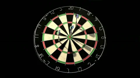 Darts w 06 Stock Footage 10837981