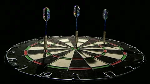 Darts w 07 Stock Footage 10838053
