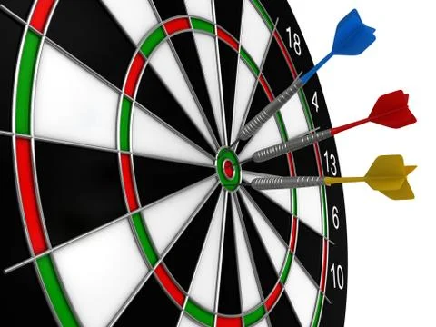 Dartsboard Stock Illustration