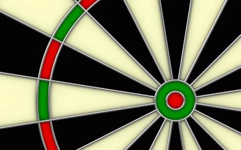 Dartsboard Stock Illustration