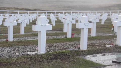 DARWIN CEMENTERY Stock Footage 133650456