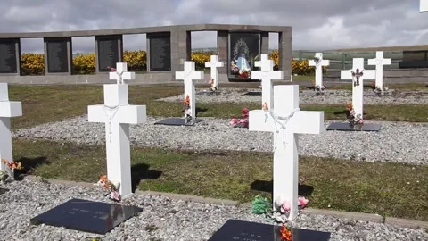 DARWIN CEMENTERY Stock Footage 133650488