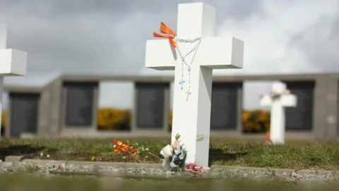 DARWIN CEMENTERY Stockfoto's