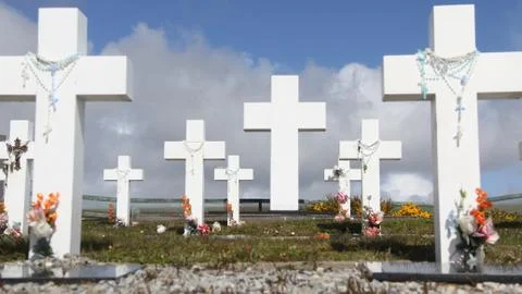 DARWIN CEMENTERY Stockfoto's