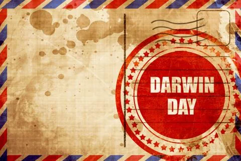 Darwin day Stock Illustration